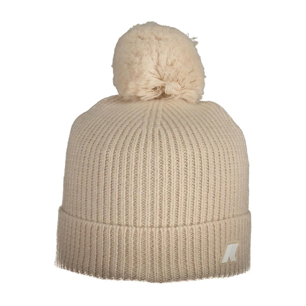 K-way Roze wollen muts voor vrouwen Beige Dames