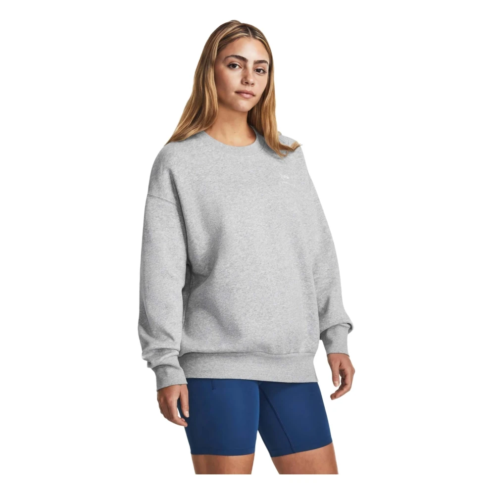 Under Armour Essential Hoodie Gray Dames