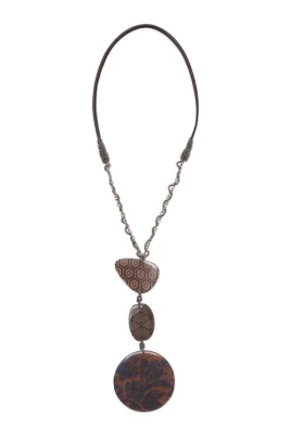 MALIPARMI Halsband med tryck i harts