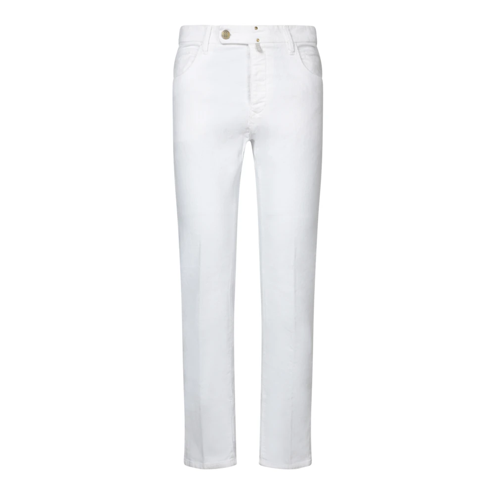 Incotex Witte Broek voor Mannen White Heren