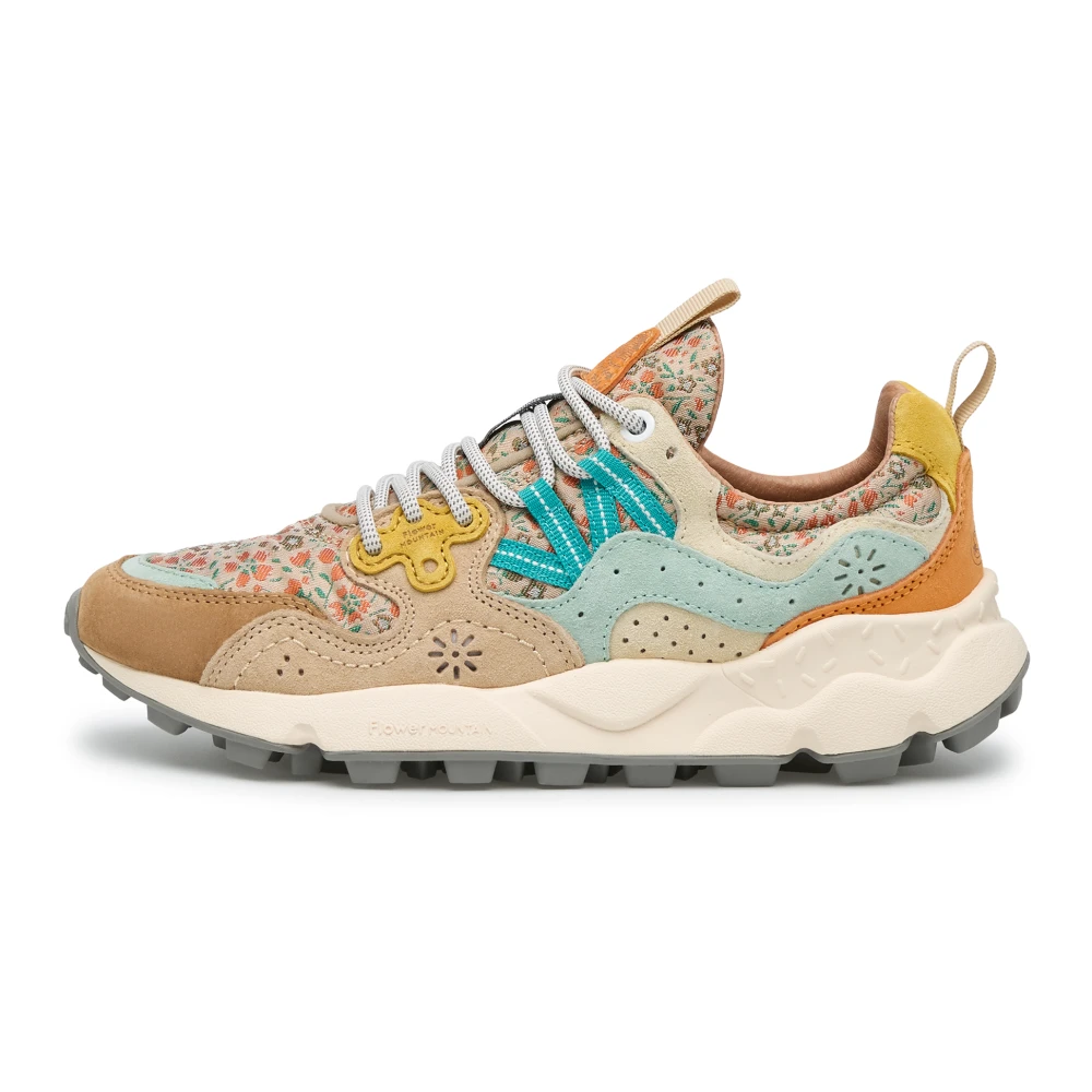 Flower Mountain Women's Multicolor Sneakers, 7 Uk, Yamano 3 Trainers