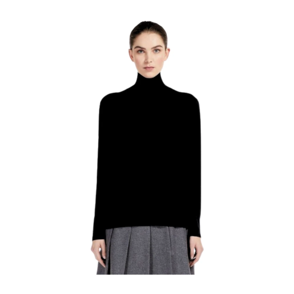 Max Mara Kiku Gebreide Top Black Dames