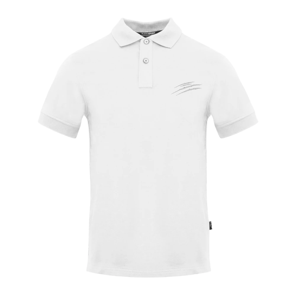 Plein Sport Heren Polo Shirt Lente Zomer Collectie White Heren