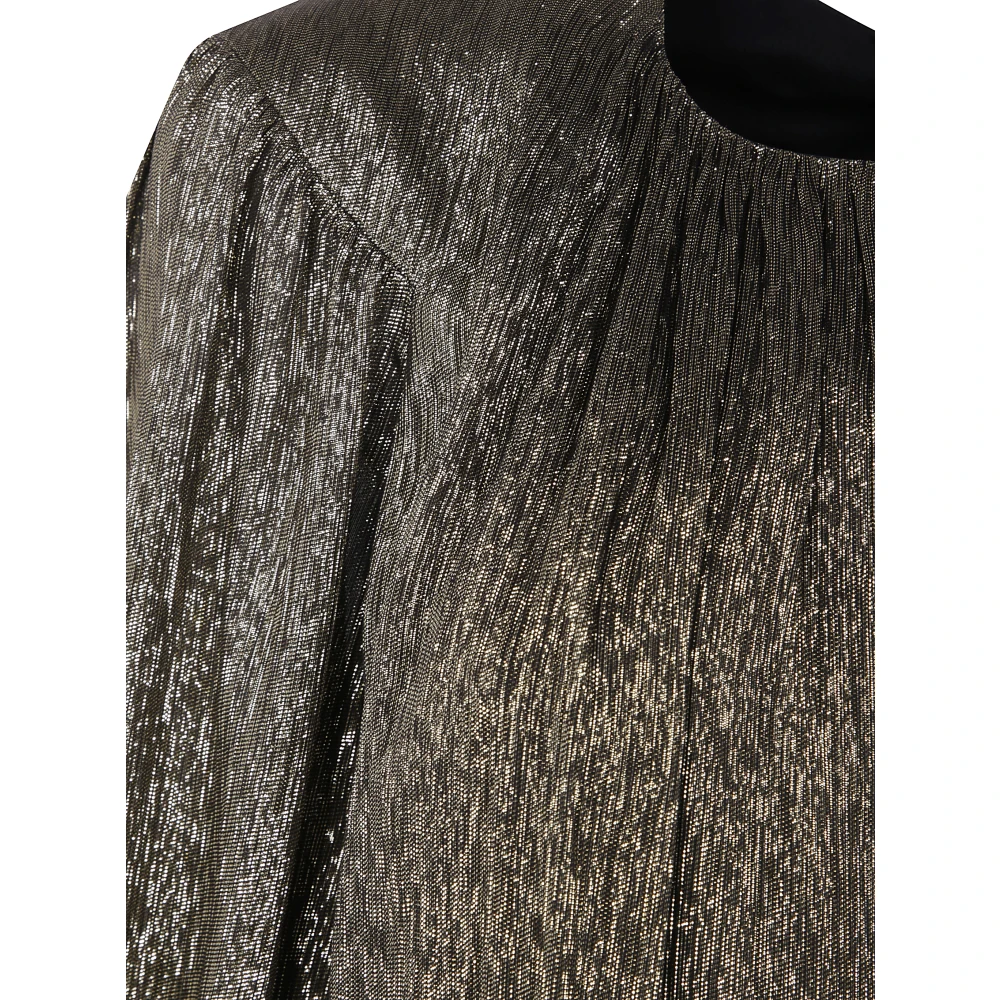Chloé Zwart Goud Blouse Brown Dames