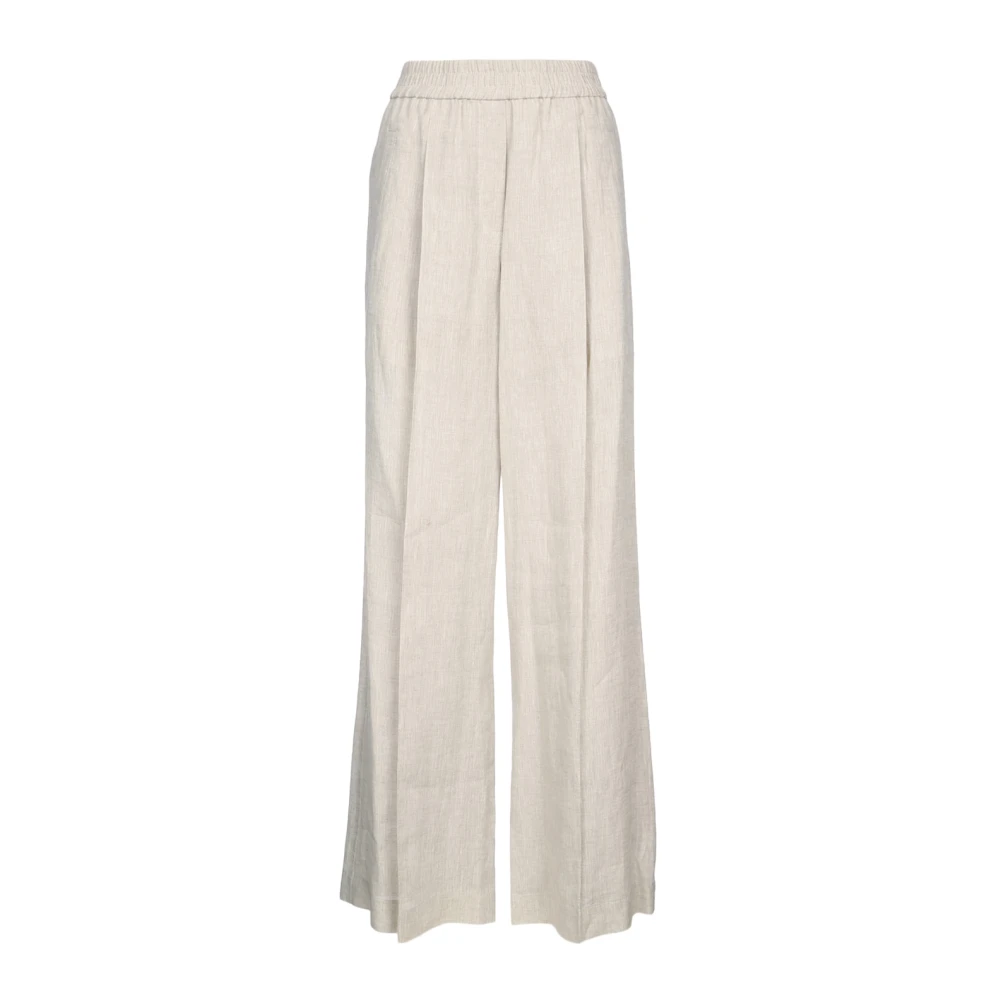 Trousers > Wide Trousers - - Brunello Cucinelli - Modalova