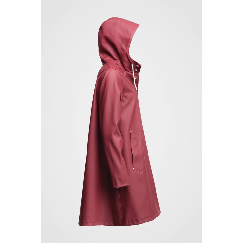 Stutterheim Stockholm Hilltop Raincoat Red Dames