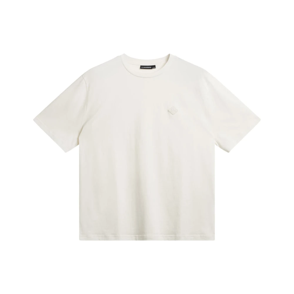 Hvit Logo Patch T-skjorte