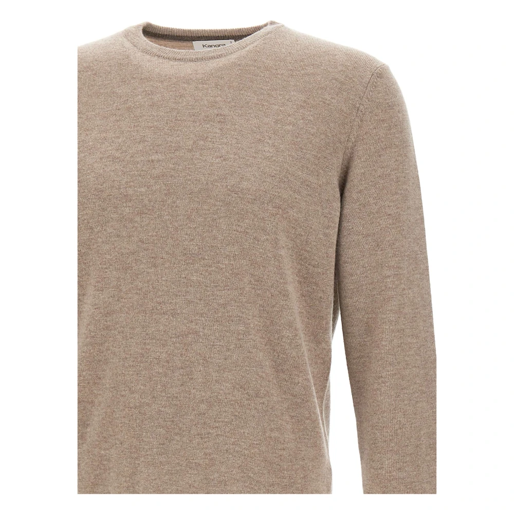 Kangra Kasjmierwollen Trui Duif Grijs Beige Heren