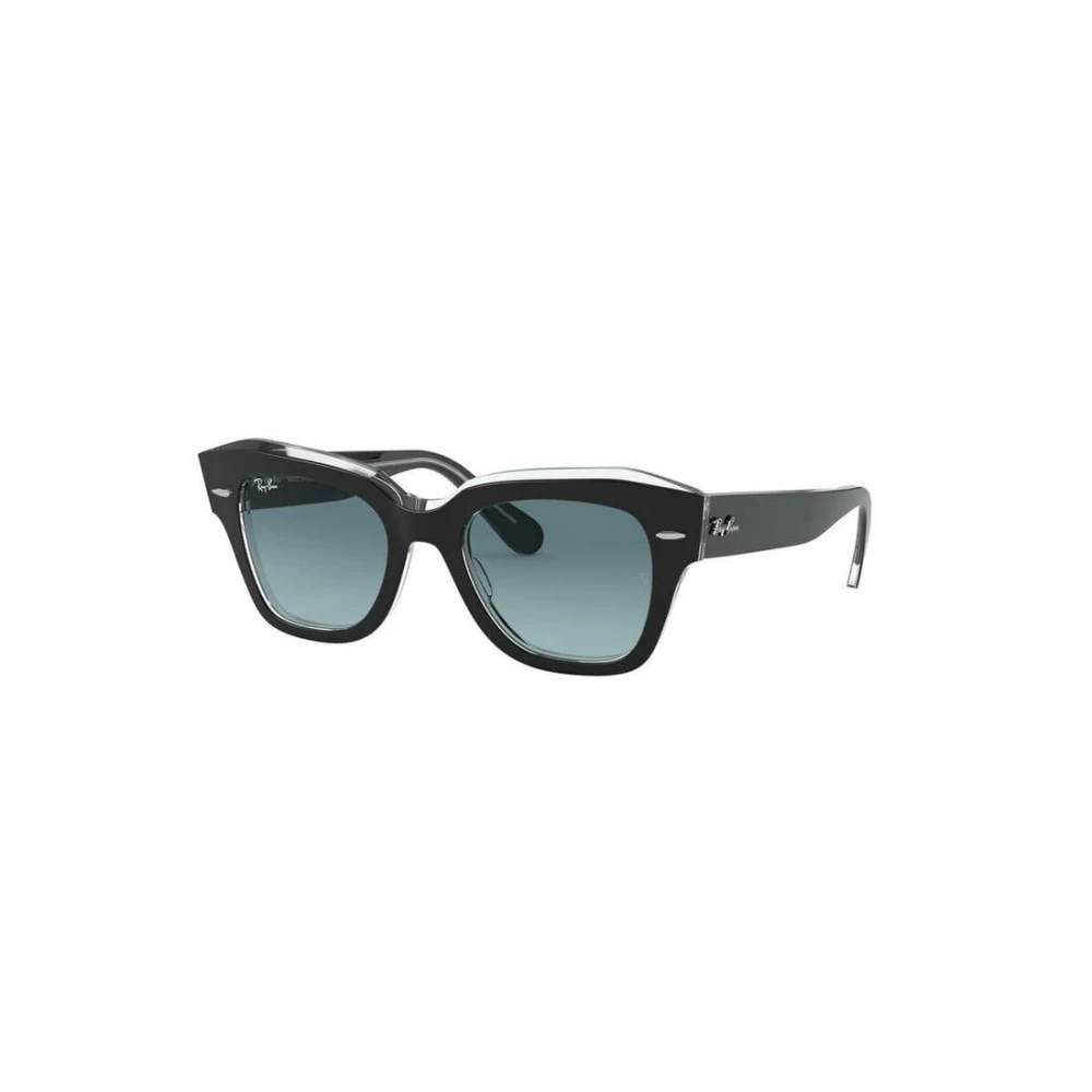 Ray-Ban Unisex Black Sunglasses, 52 Mm, State Street Rb2186 Sunglasses