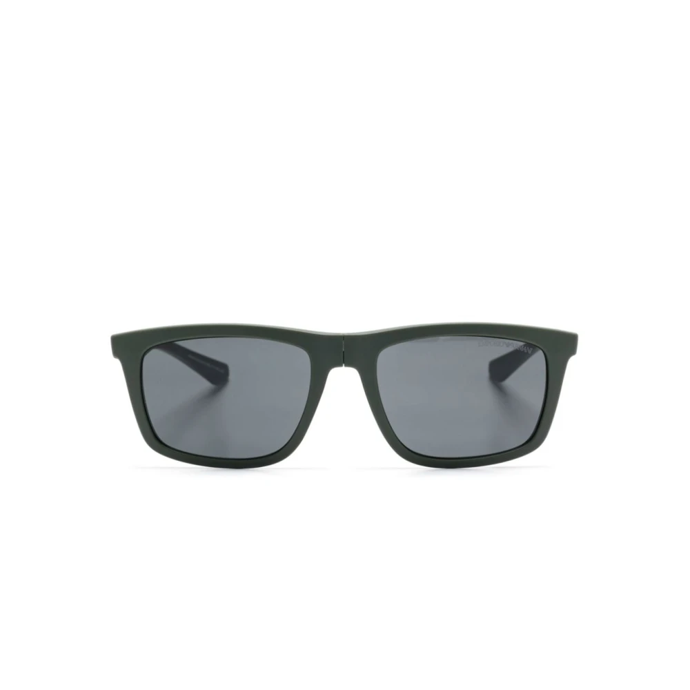 Emporio Armani Men's Green Sunglasses, 55 Mm, Glasses & Clip