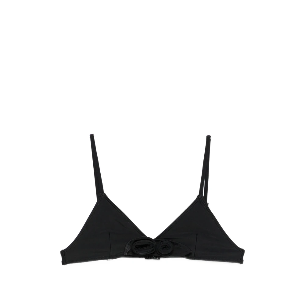 Coperni Women's Black Bikinis, Xs, Triangle Bikini Top