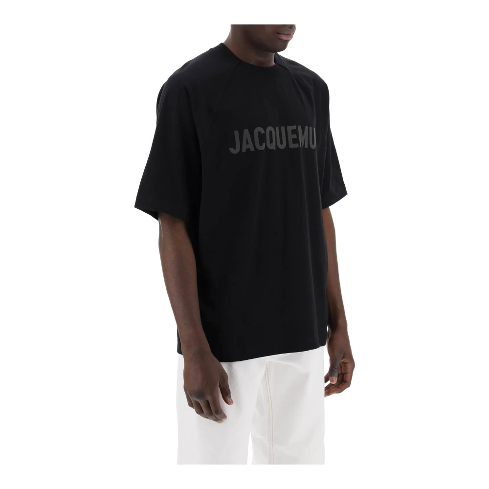 Jacquemus T-Shirts Black Heren