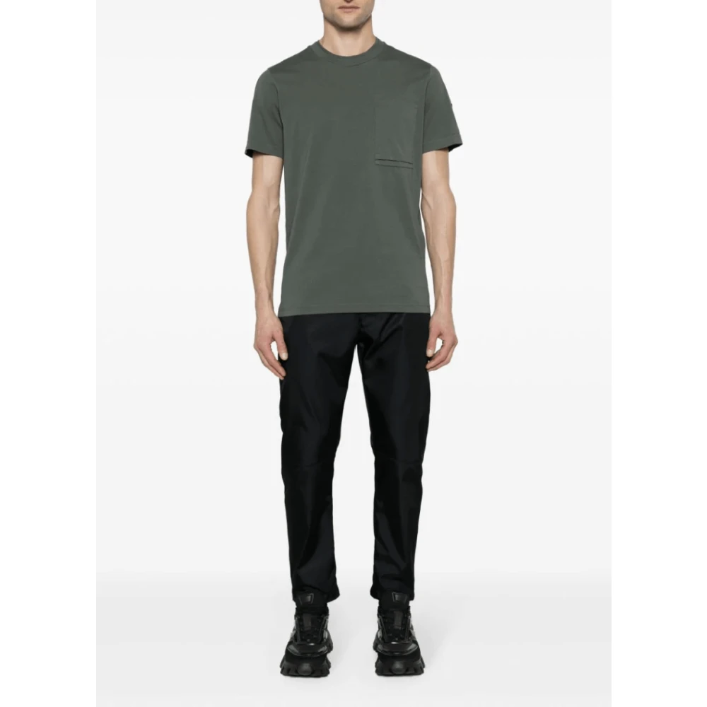 Moncler Straight Trousers Green Heren