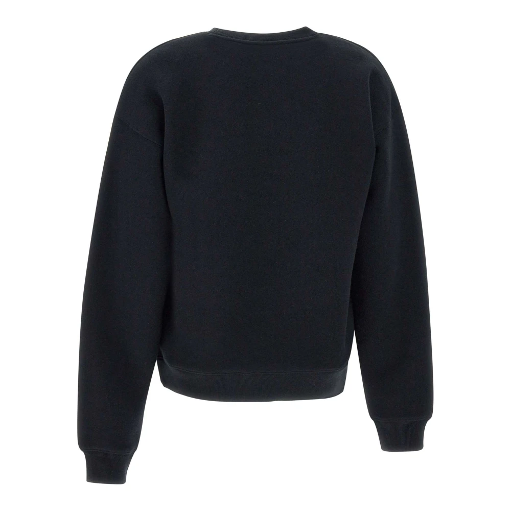 Maison Kitsuné Zwarte Speedy Fox Sweatshirt Black Dames