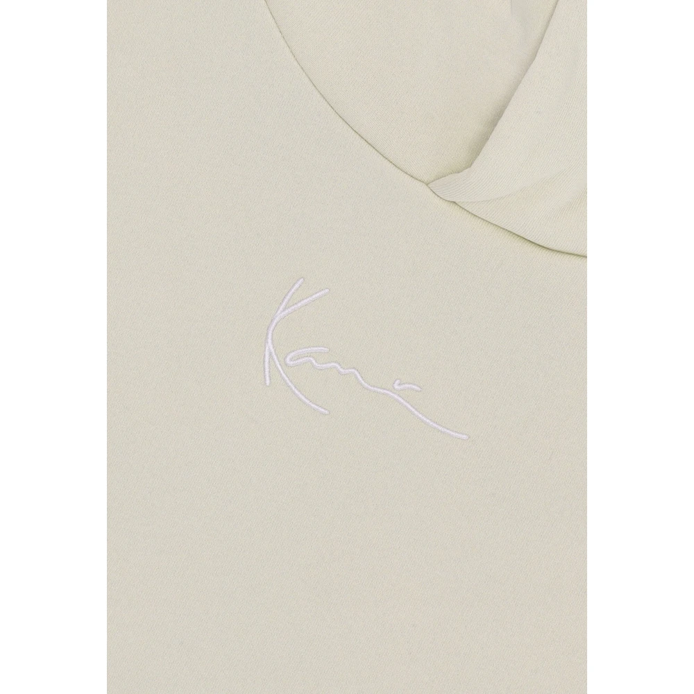 Karl Kani Handtekening Essentiële Hoodie Sweatshirt White Heren