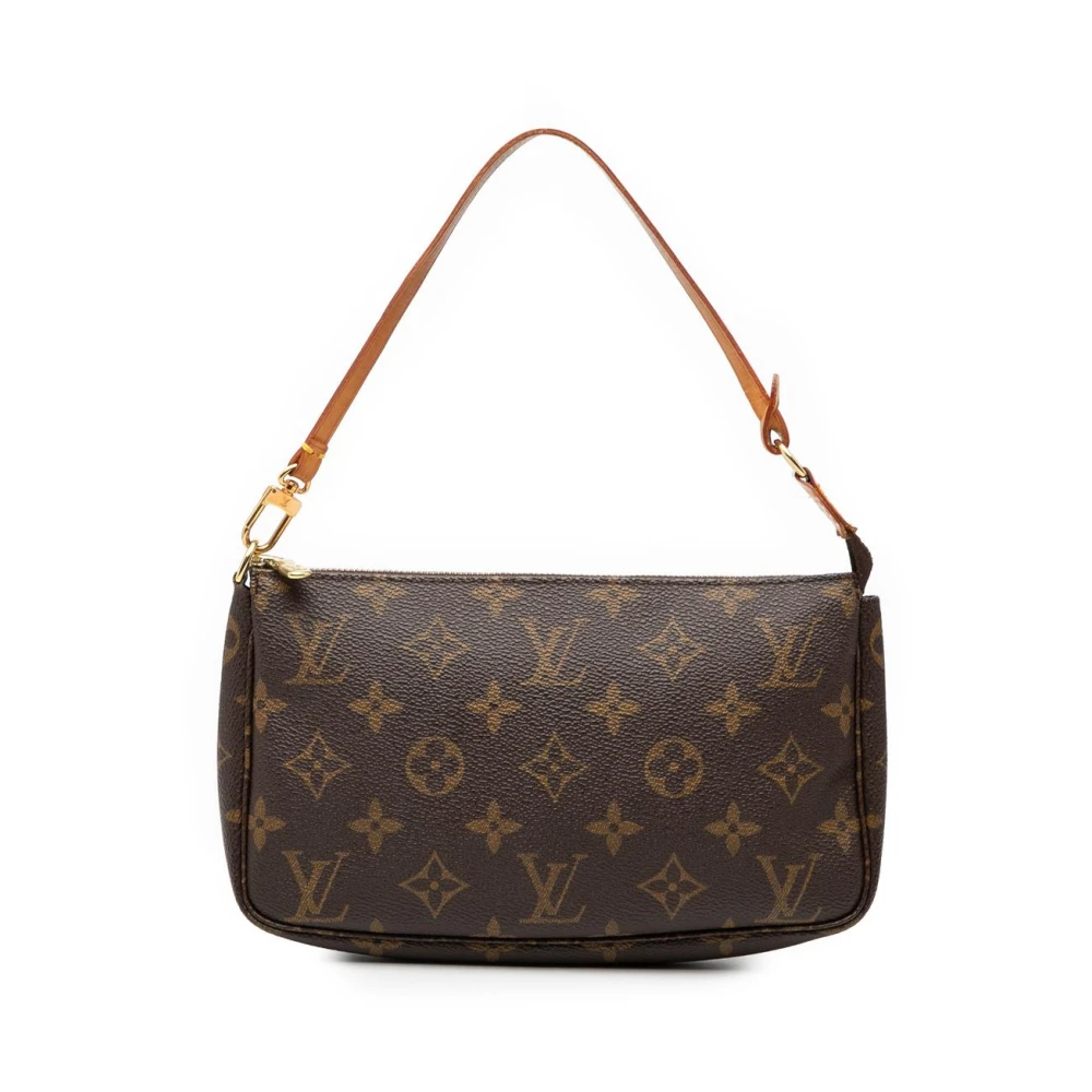 Louis Vuitton Vintage Women's Brown Pre-Owned Monogram Pochette Bag
