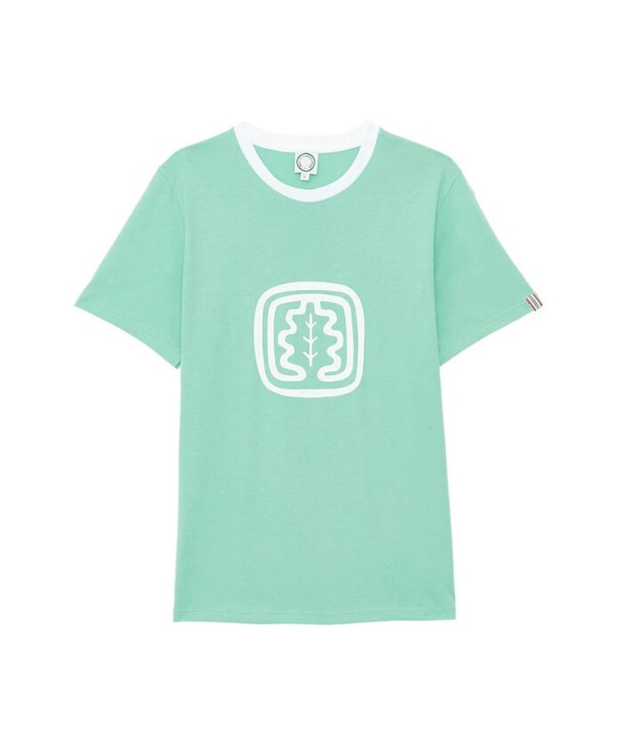 t-shirt-vert-iconique-a-col-rond