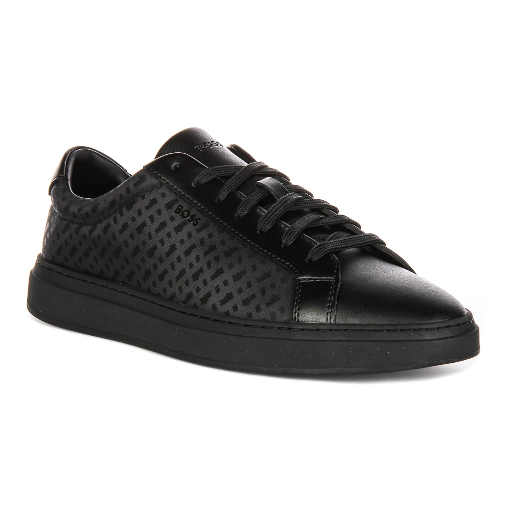 Hugo Men's Black Sneakers, 9 Uk, Kieran Tenn Trainers
