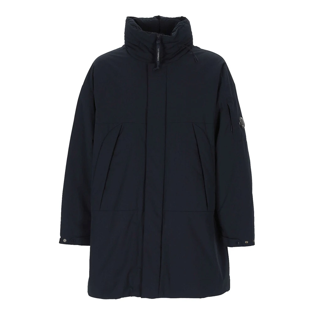 C.p. Company Men's Blue Parkas, S, Parka
