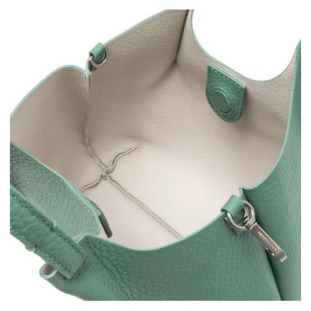 Gianni Chiarini Graanleer Medium Tas Mint Zand Green Dames