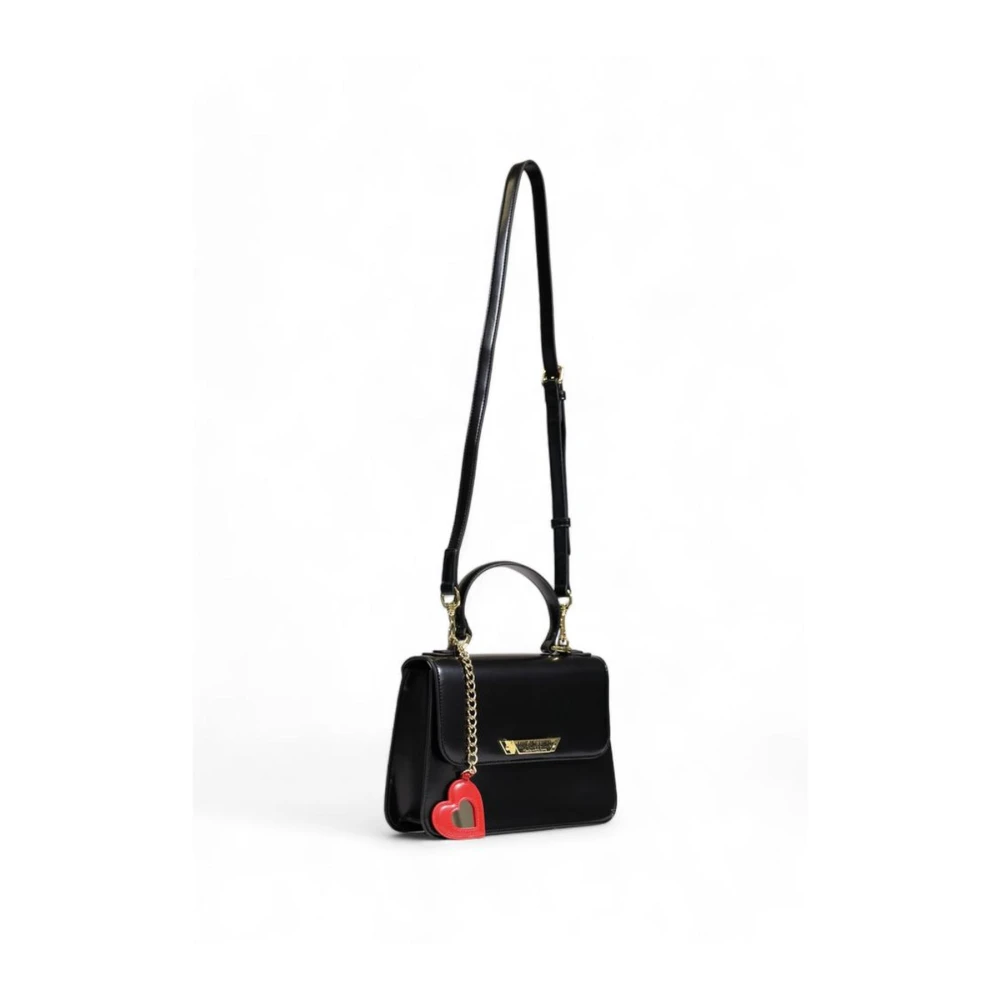 Love Moschino Moderne polyurethaan dameshandtas collectie Black Dames