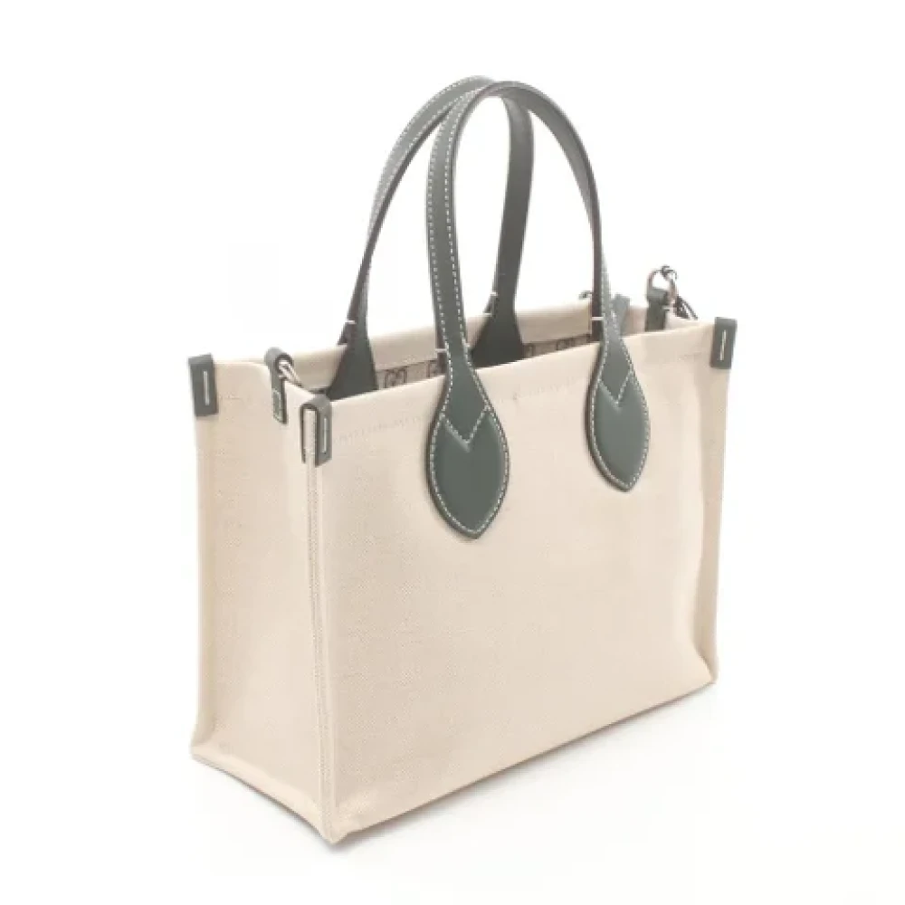 Gucci Vintage Pre-owned Leather gucci-bags Beige Dames