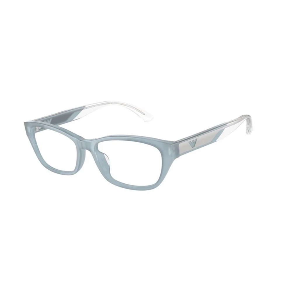 Emporio Armani Blauw Montuur Zonnebril Blue Unisex