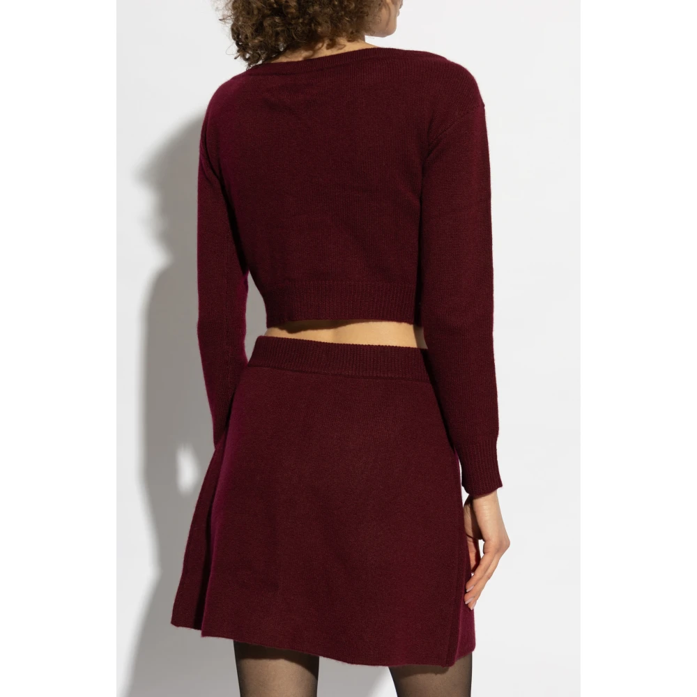 Lisa Yang Cardigan Beata Red Dames