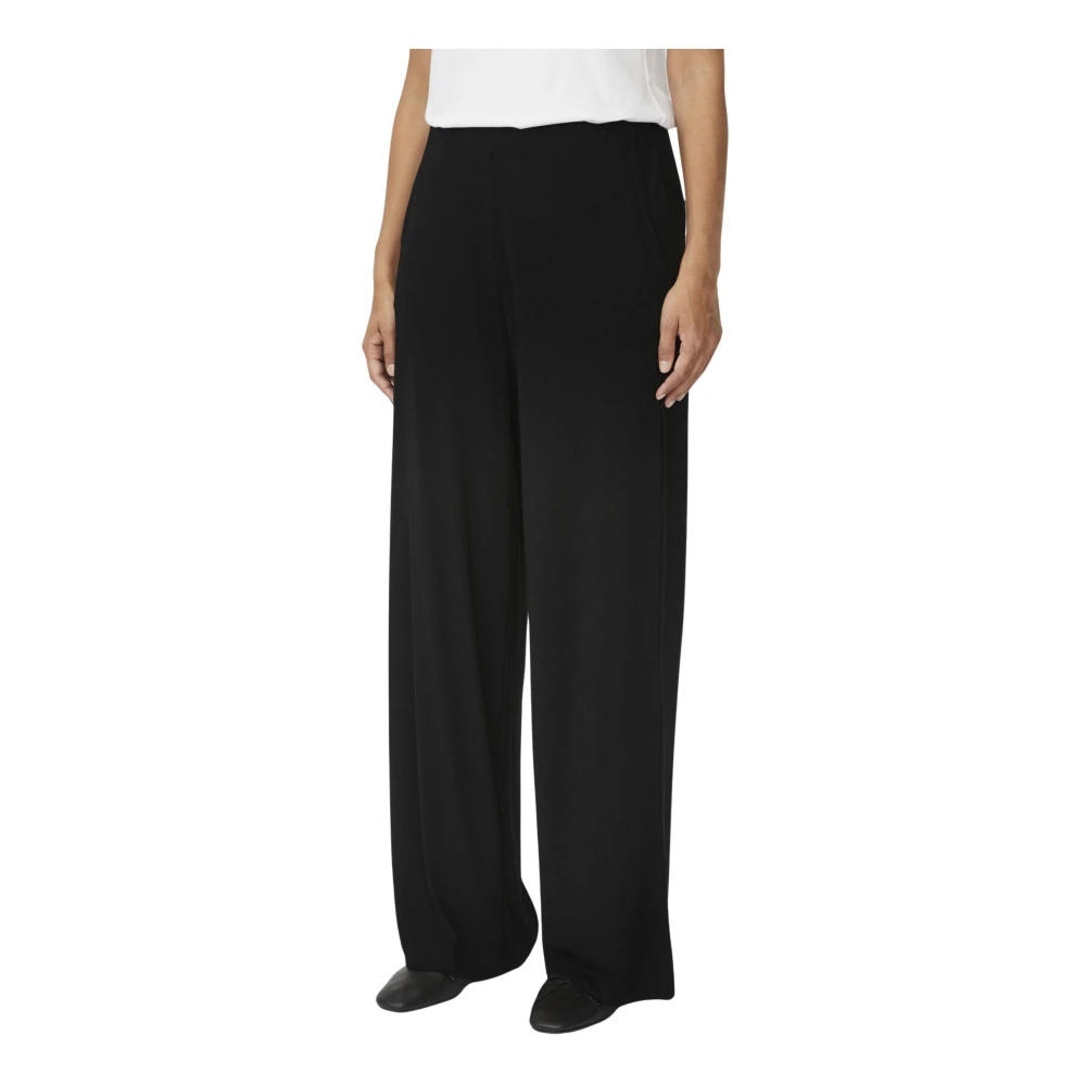 Masai Women's Black Wide Trousers, Xl, Mapirista Wide Trousers