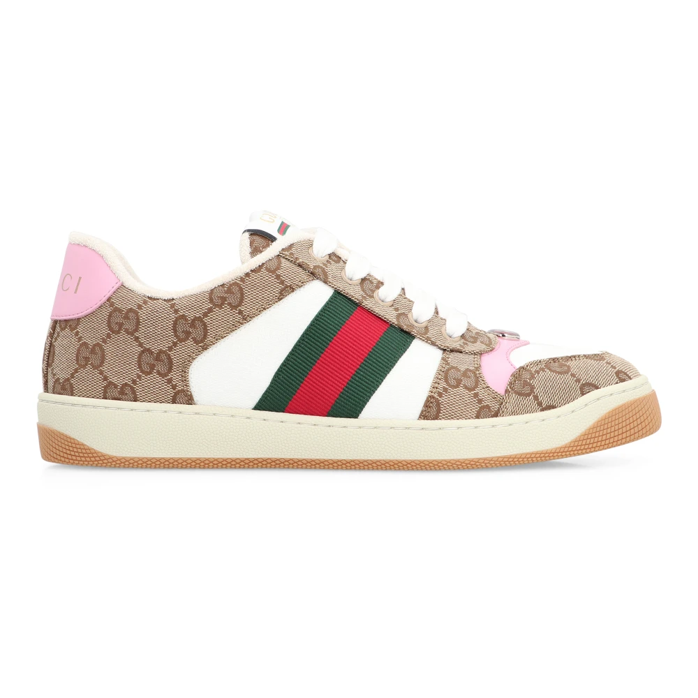 Gucci Women's Multicolor Screener Low-Top Trainers - Sneakers - 3 Uk - Shoes