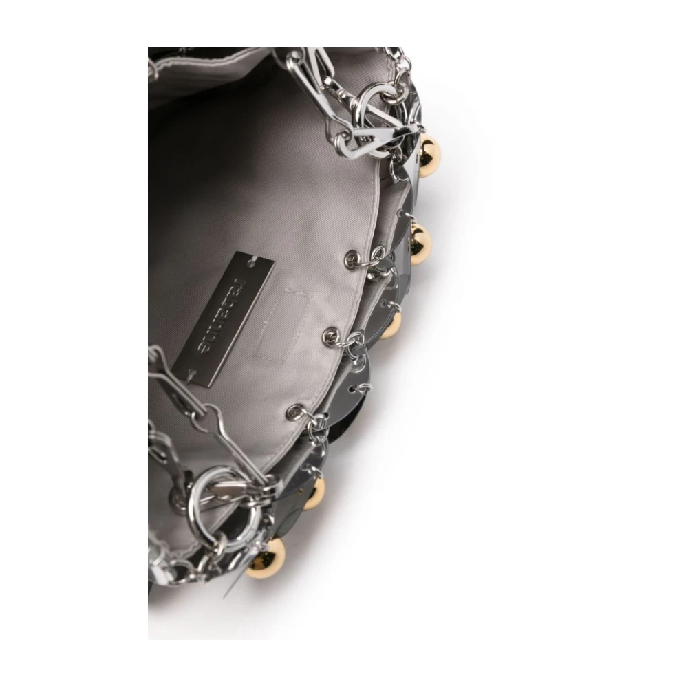 Paco Rabanne Zilveren Clutch Tas Gray Dames