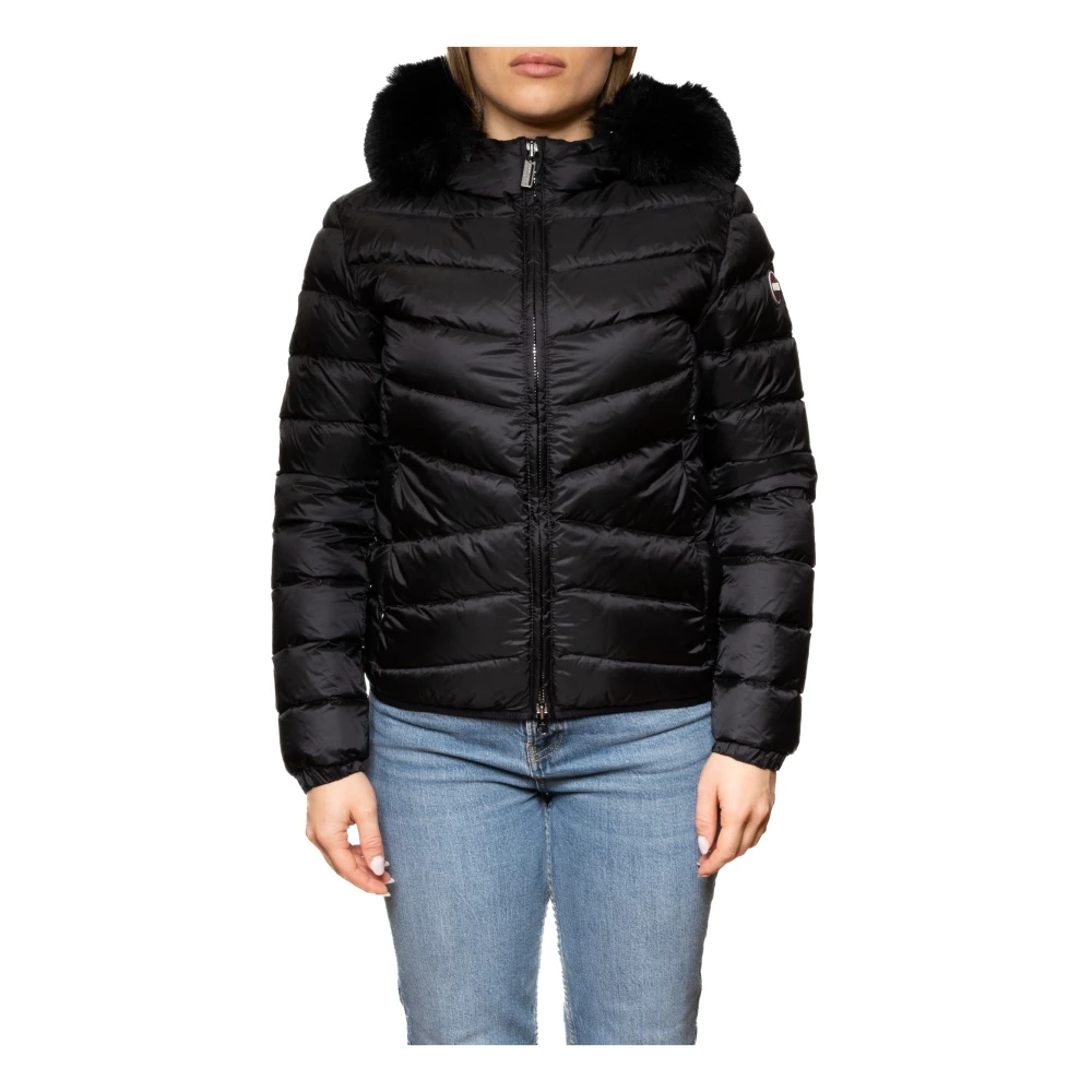 Colmar Originals Donna Nero Piumino Icon Con Cappuccio - Immagine 3