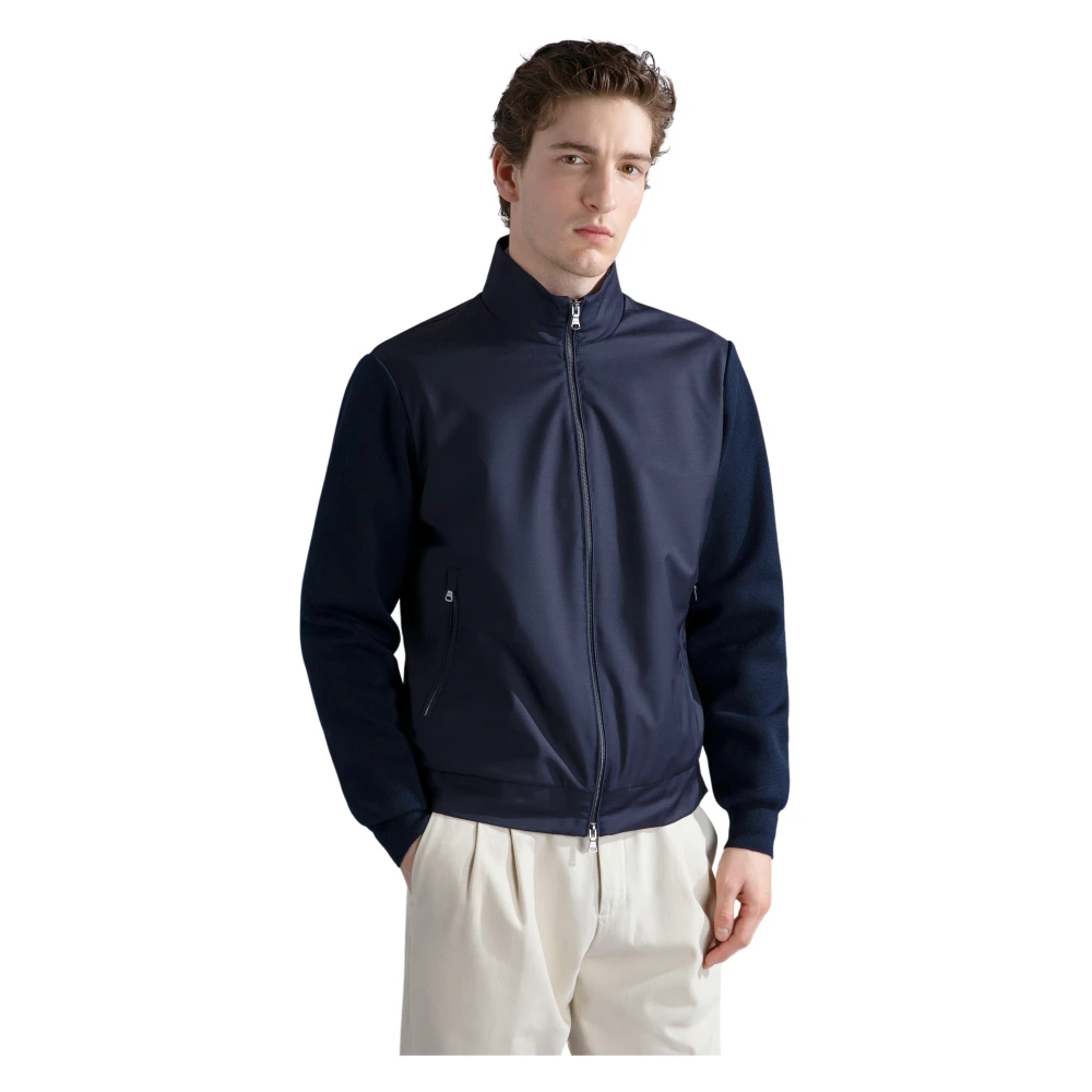 PAUL & SHARK Wol Volledige Rits Trui Blue Heren