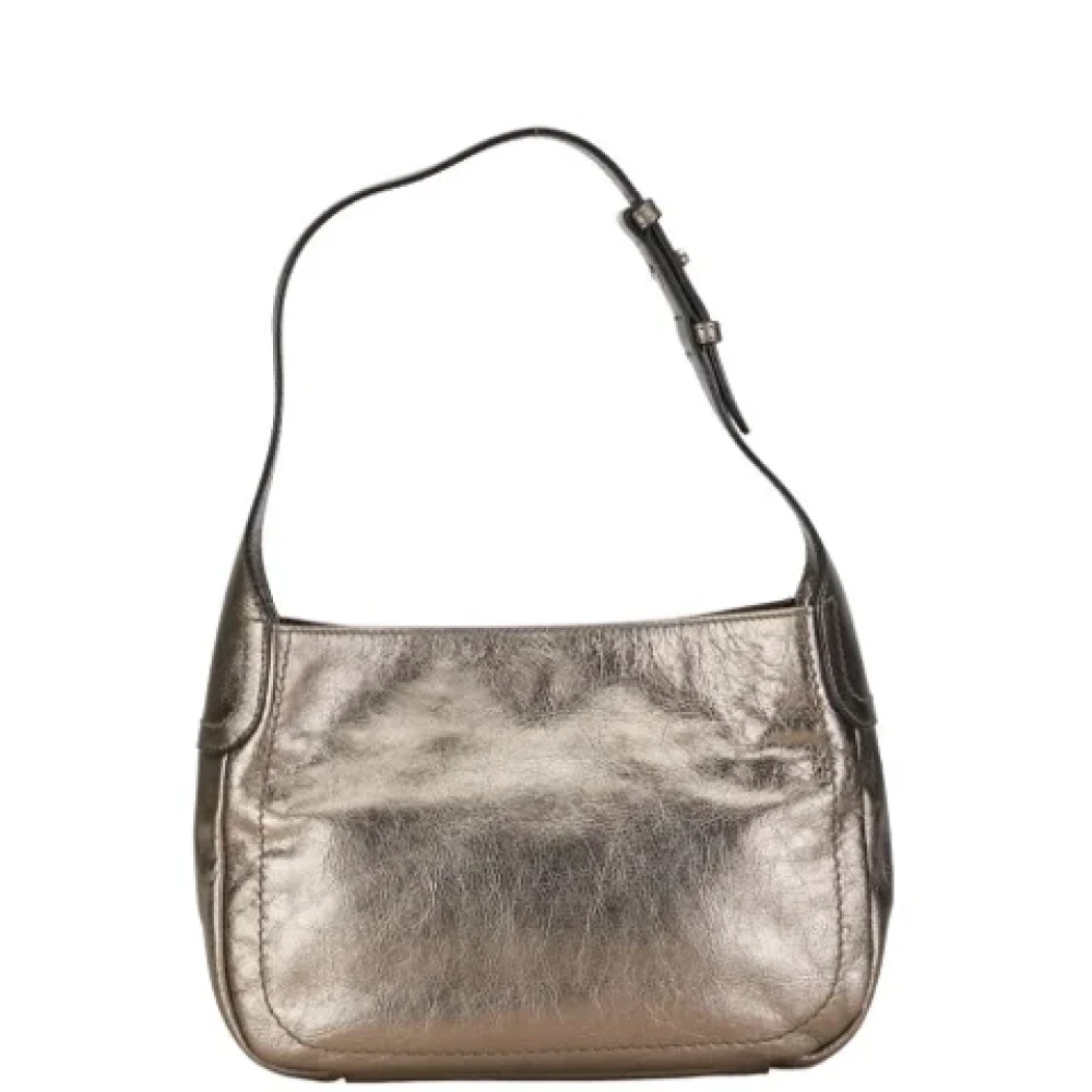 Salvatore Ferragamo Pre-owned Fabric handbags Gray Dames