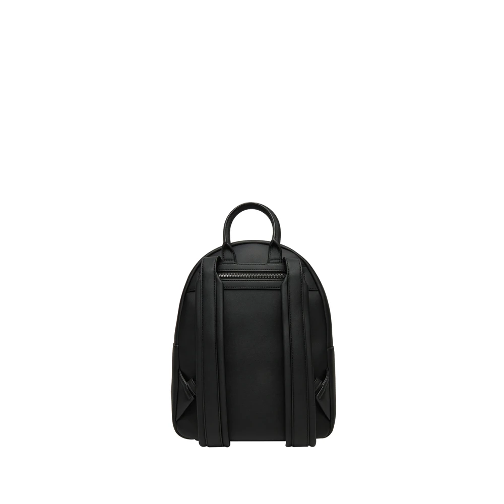 Moschino Zwarte Elegante Veelzijdige Rugzak Black Dames