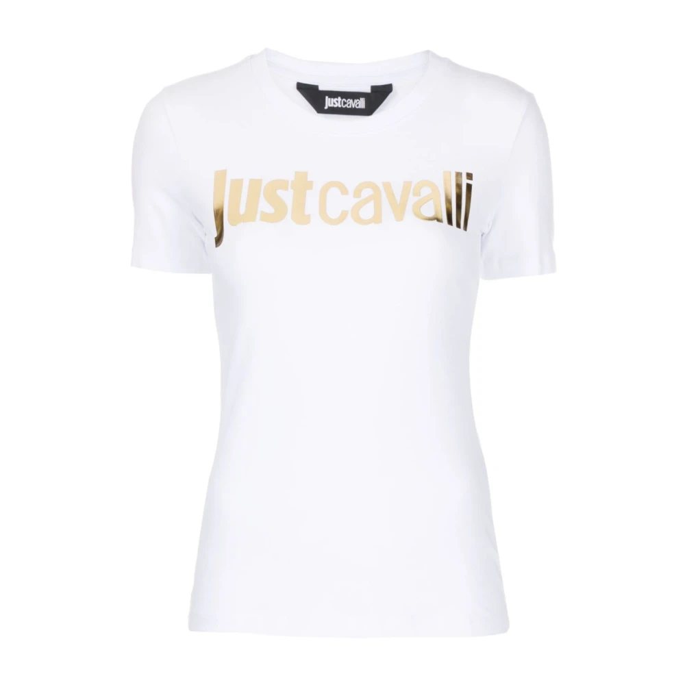 Just Cavalli Witte T-shirts en Polos Stijlvolle Collectie White Dames