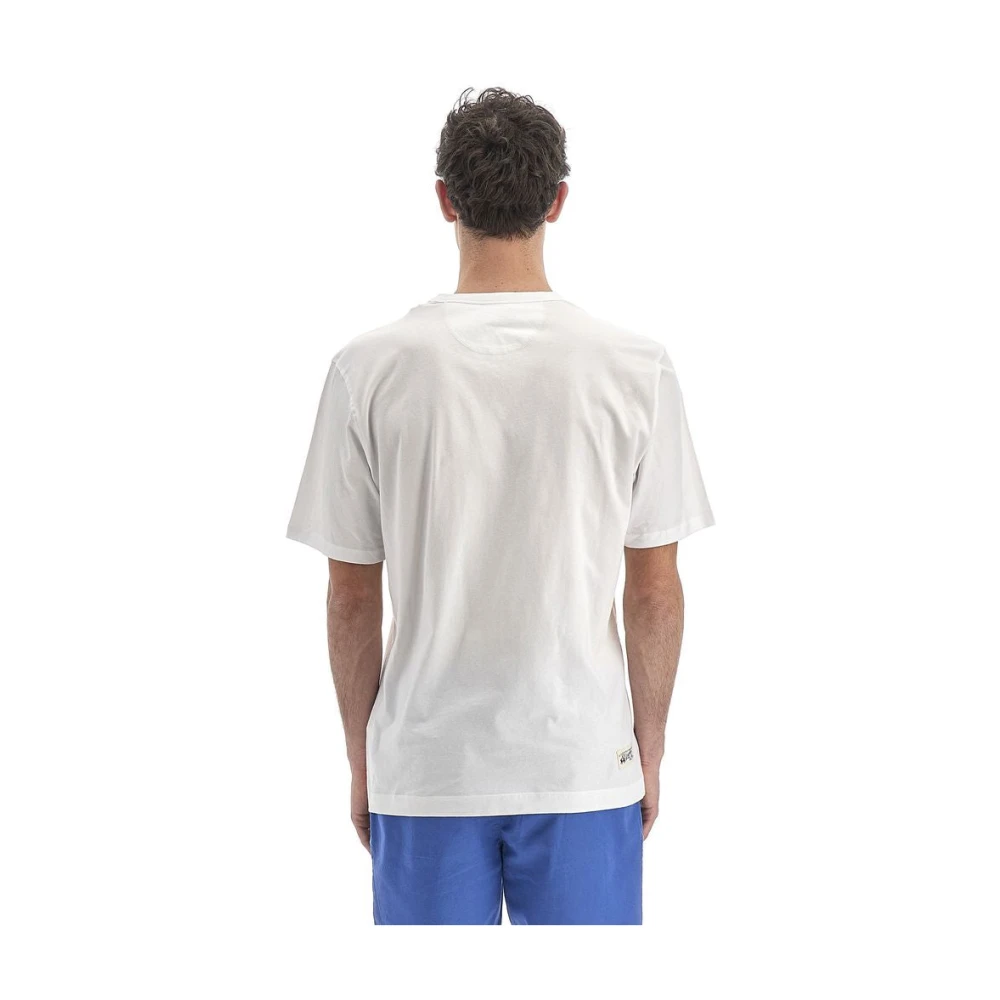 LA MARTINA Frontprint Jersey T-Shirt White Heren