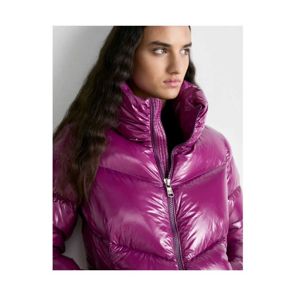 Colmar Rode Winter Pufferjas met Rits Red Dames