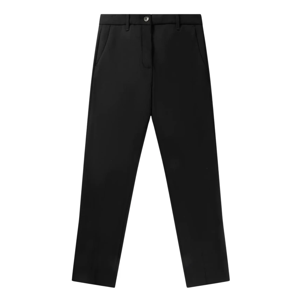 Nine In The Morning Blauwe Tech Wol Chino Broek Black Heren