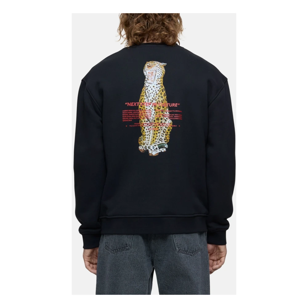 closed Gedrukte crewneck sweatshirt Black Heren