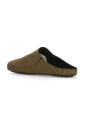 chaussures-plates-en-cuir-vert-a-bout-carre