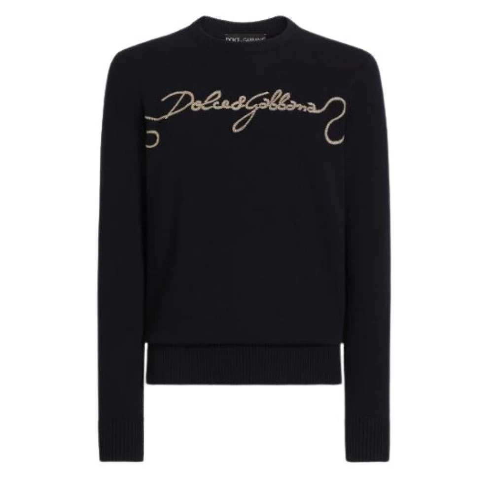 Dolce & Gabbana Uomo Blu Maglie, L, New,