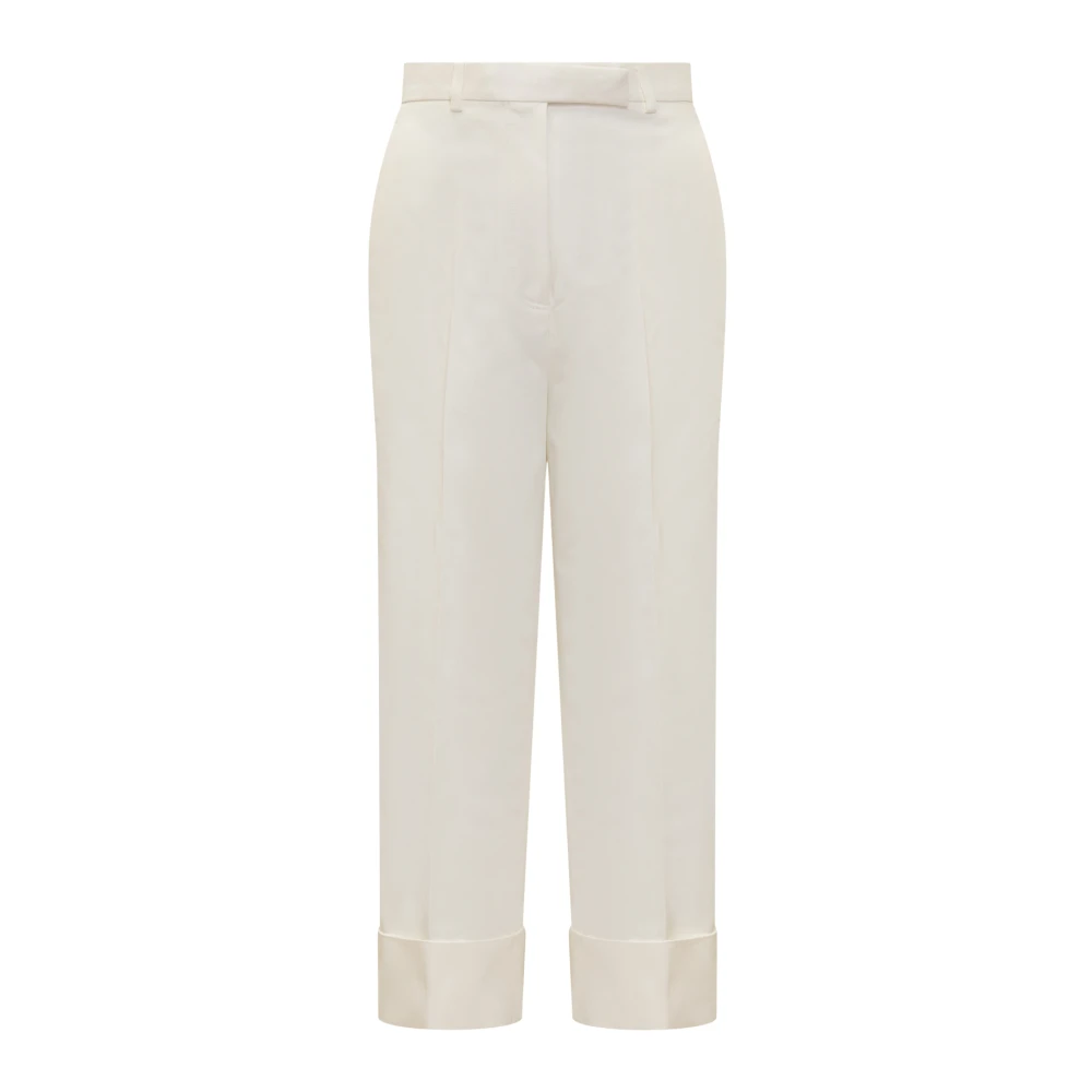 Thom Browne Hoge taille broek White Dames