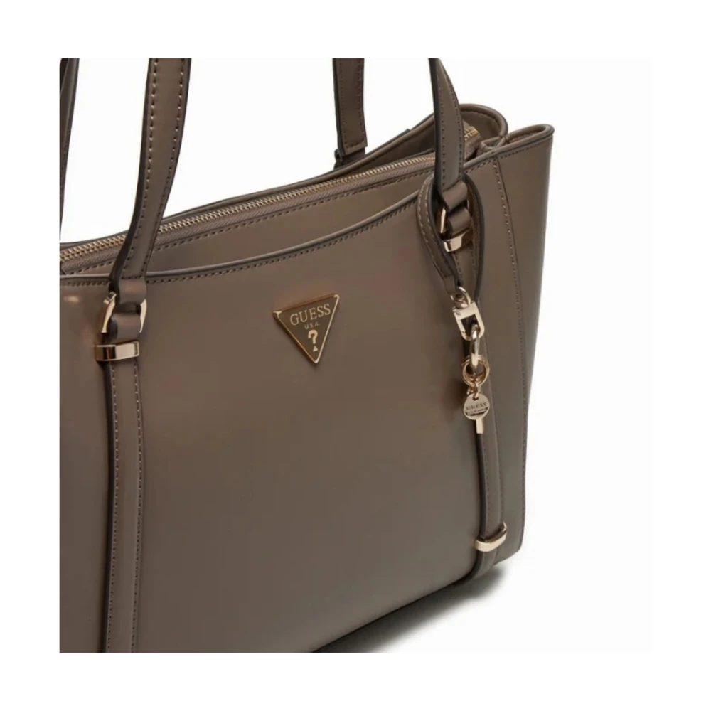 Guess Elite Tote Schoudertas Brown Dames