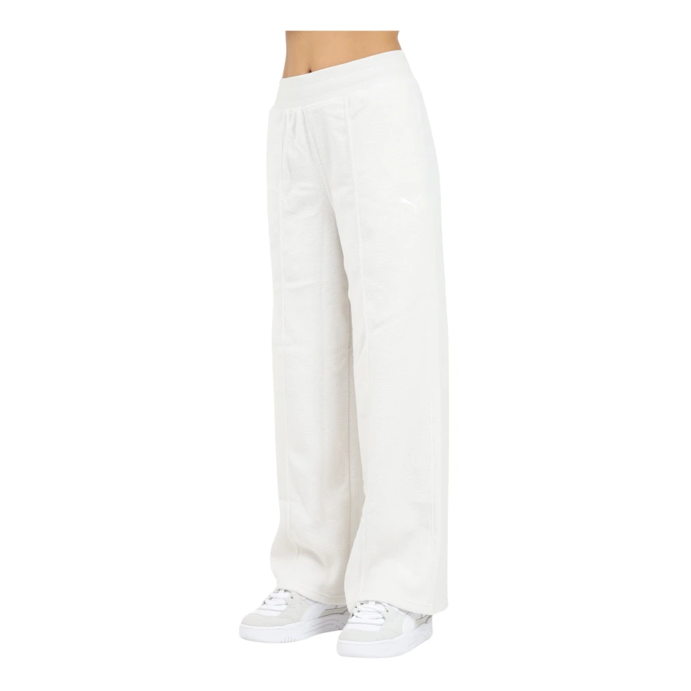Puma Sportieve witte joggers voor vrouwen White Dames