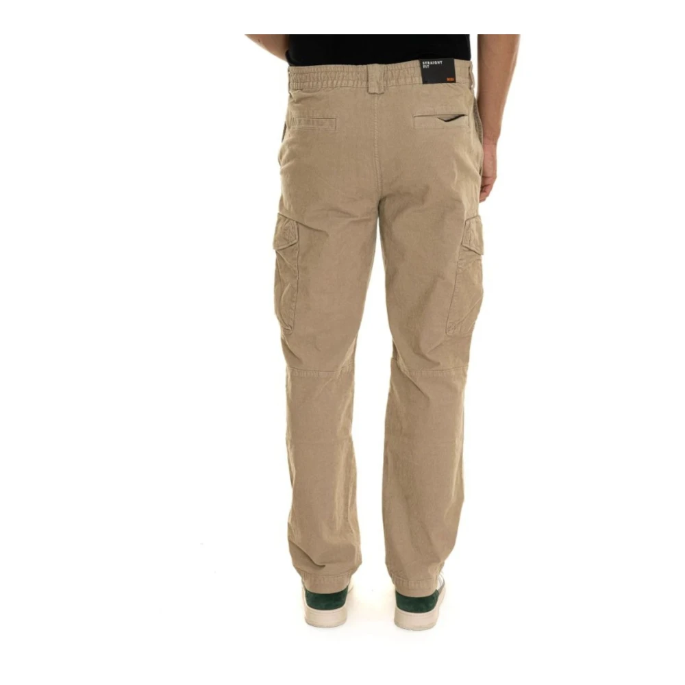 Hugo Boss Cargo broek voor mannen Beige Heren