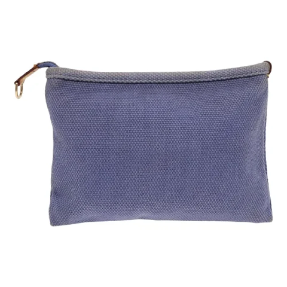 Louis Vuitton Vintage Pre-owned Canvas clutches Blue Dames
