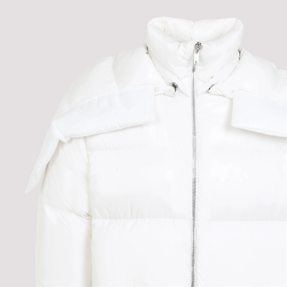 Moncler Capuchon Cyclopic Jas White Dames