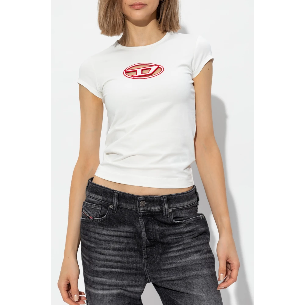 Diesel Top T-Angie White Dames