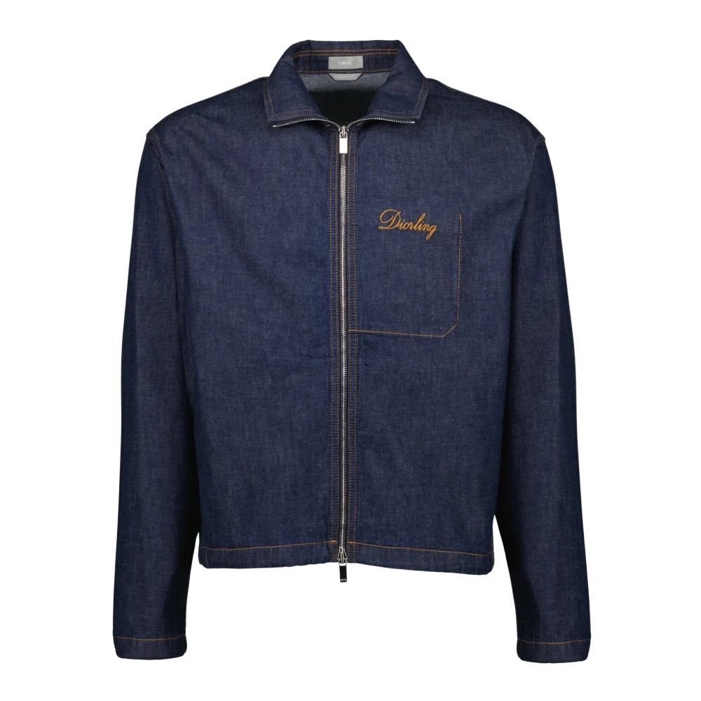 Dior Men's Blue Denim Jacket Autumn-Winter 2025 Collection